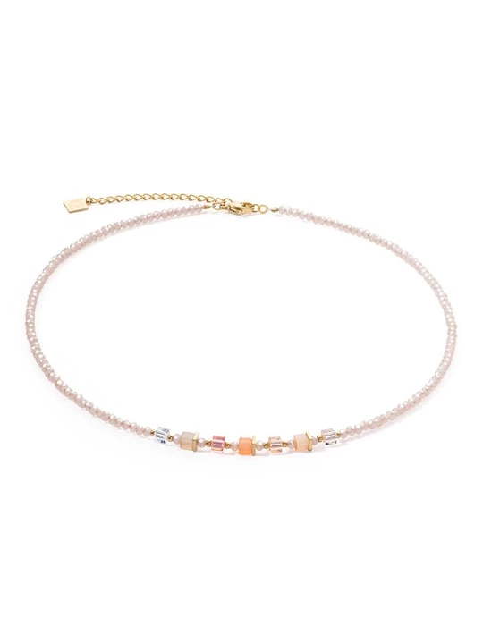 Zdjęcie produktu COEUR DE LION Naszyjnik z kryształami Swarovski - dł. 42 cm rozmiar: onesize złoty