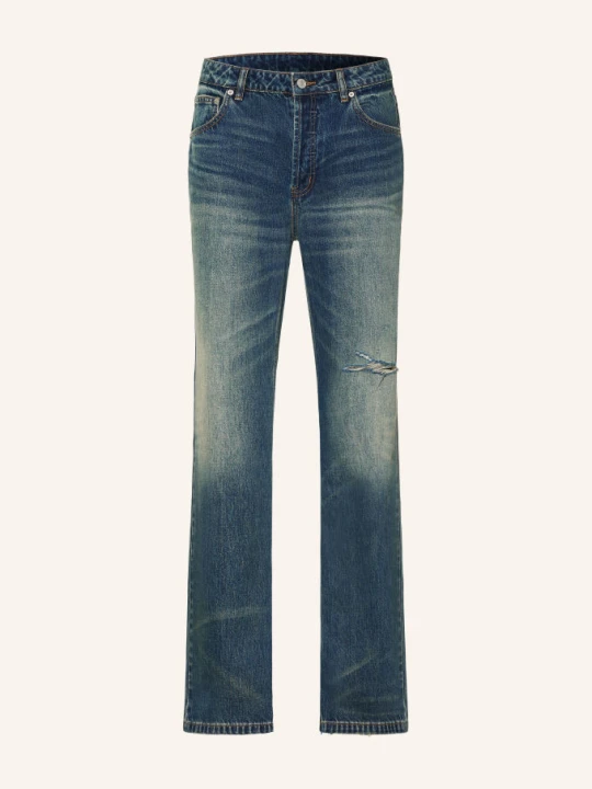 Zdjęcie produktu Cole Buxton Jeansy W Stylu Destroyed, Prosty Krój blau DARK BLUE