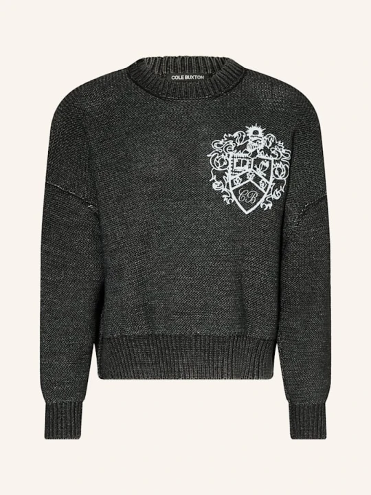 Zdjęcie produktu Cole Buxton Sweter Denim schwarz CZARNY