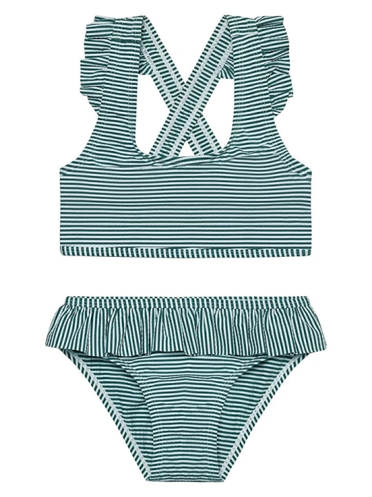 Zdjęcie produktu Color Kids Bikini w kolorze zielono-białym rozmiar: 152