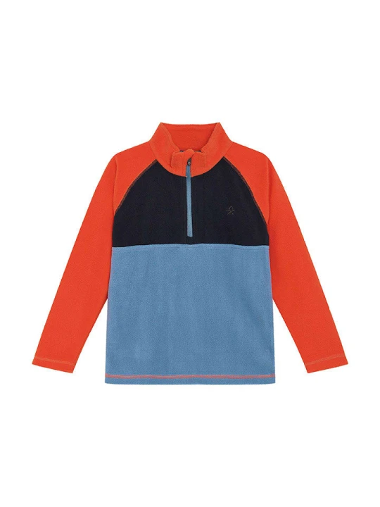 Zdjęcie produktu Color Kids Bluza polarowa w kolorze niebiesko-granatowo-czerwonym rozmiar: 104