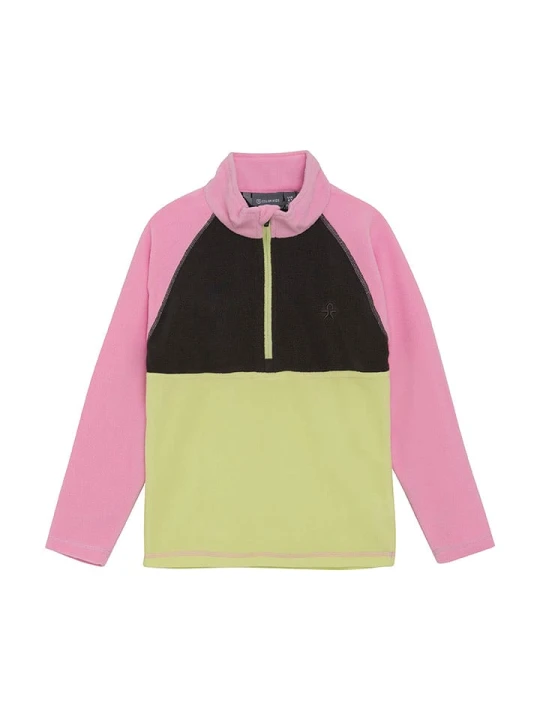 Zdjęcie produktu Color Kids Bluza polarowa w kolorze żółto-czarno-fioletowym rozmiar: 140