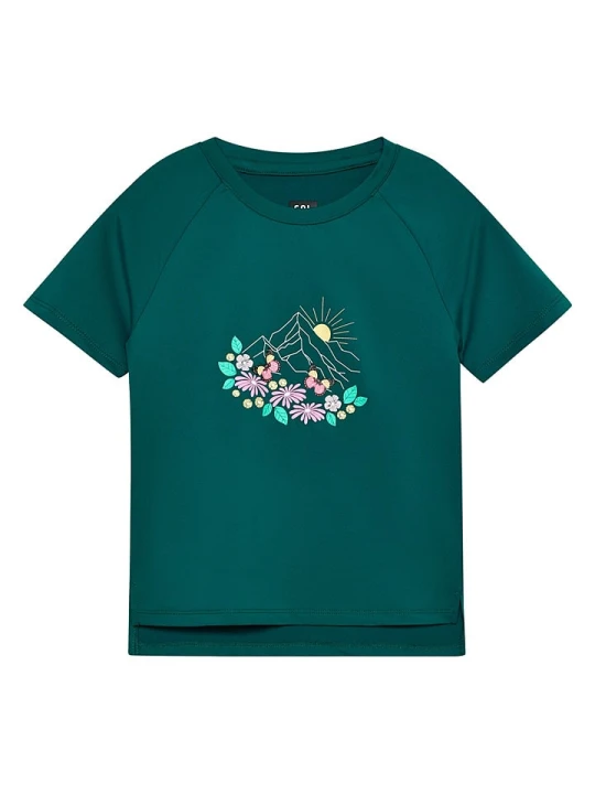 Zdjęcie produktu Color Kids Koszulka w kolorze ciemnozielonym rozmiar: 122