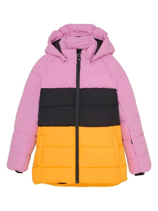Zdjęcie produktu Color Kids Kurtka narciarska w kolorze jasnoróżowo-pomarańczowym rozmiar: 128