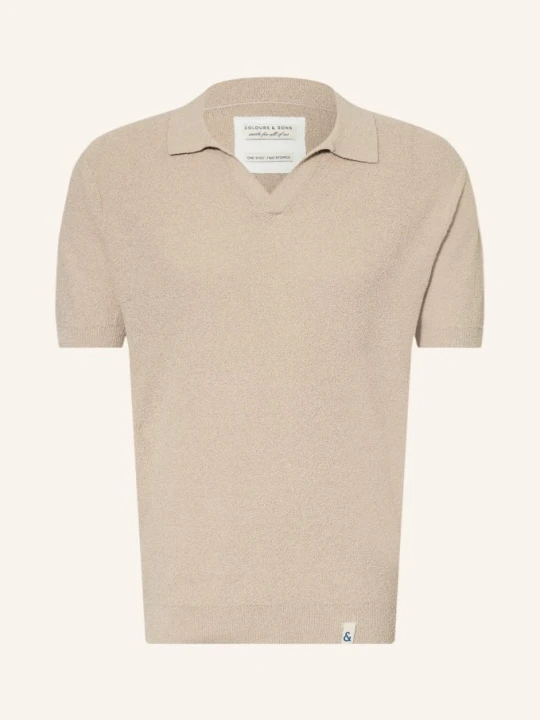 Zdjęcie produktu Colours & Sons Dzianinowa Koszulka Polo beige