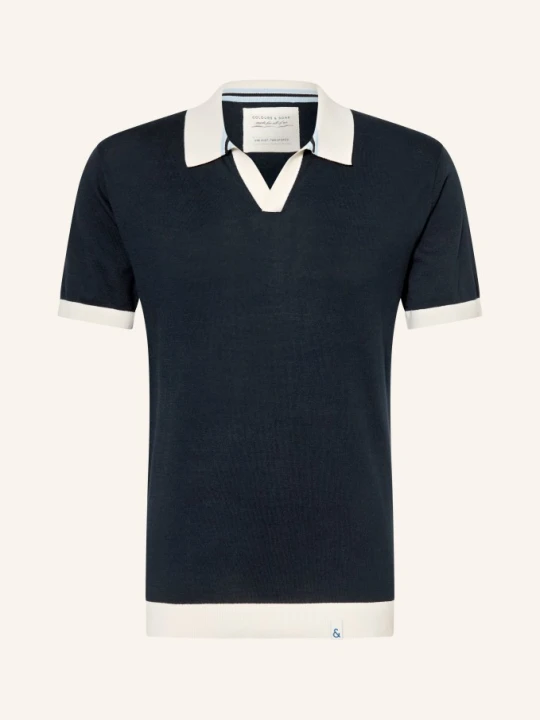 Zdjęcie produktu Colours & Sons Dzianinowa Koszulka Polo blau