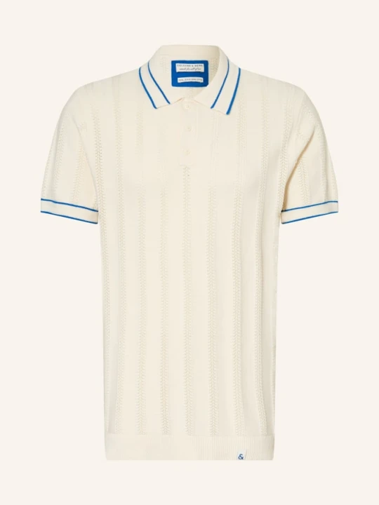 Zdjęcie produktu Colours & Sons Dzianinowa Koszulka Polo weiss KREMOWY