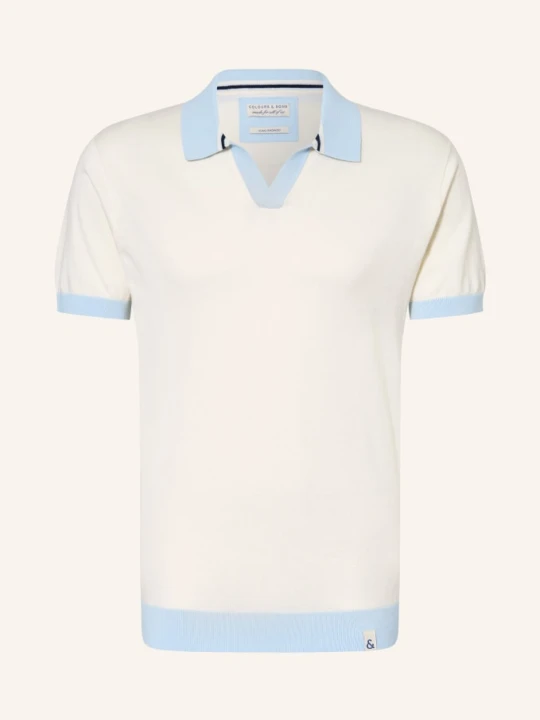 Zdjęcie produktu Colours & Sons Dzianinowa Koszulka Polo weiss biały
