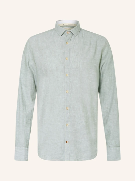 Zdjęcie produktu Colours & Sons Koszula O Kroju Slim Fit Z Lnu gruen JASNOZIELONY