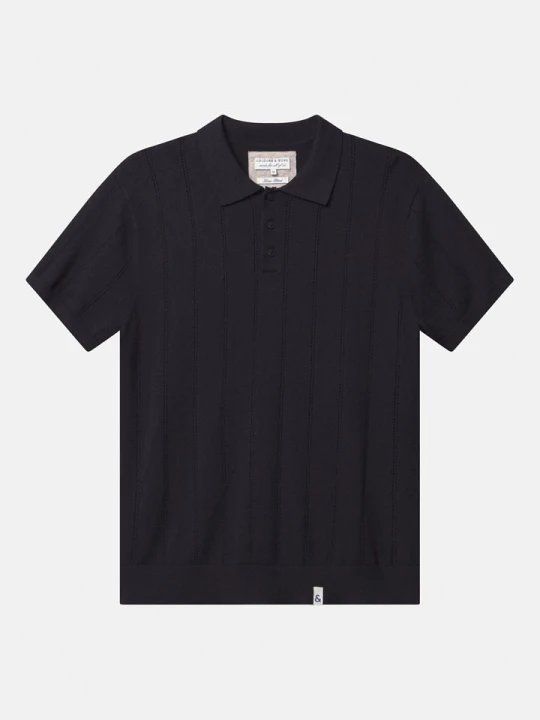 Zdjęcie produktu COLOURS & SONS Koszulka polo w kolorze czarnym rozmiar: L