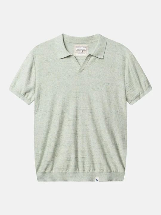 Zdjęcie produktu COLOURS & SONS Koszulka polo w kolorze jasnozielonym rozmiar: L