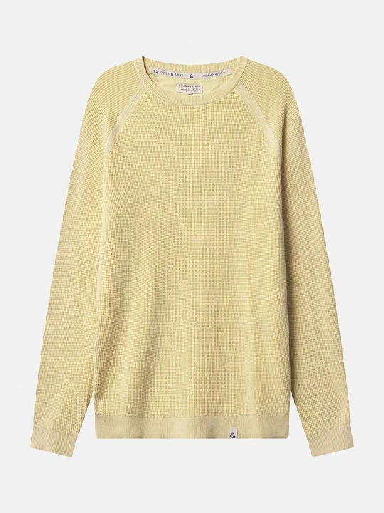 Zdjęcie produktu COLOURS & SONS Sweter w kolorze żółtym rozmiar: M