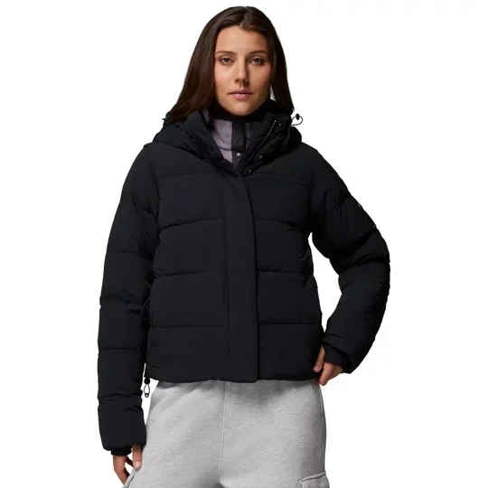 Zdjęcie produktu Columbia Amaze Puff Hooded Jacket 2133714010, Damskie, Czarne, kurtki zimowe, nylon, rozmiar: L