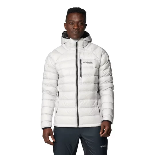 Zdjęcie produktu Columbia Arctic Crest Down Hooded Jacket 2088774043, Męskie, Szare, kurtki zimowe, nylon, rozmiar: L