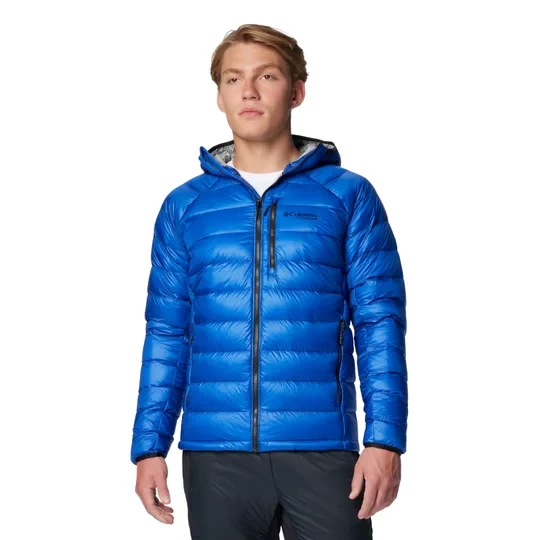Zdjęcie produktu Columbia Arctic Crest Down Hooded Jacket 2088774433, Męskie, Niebieskie, kurtki zimowe, nylon, rozmiar: L