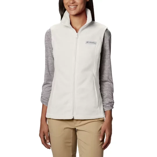 Zdjęcie produktu Columbia Benton Springs Fleece Vest 1372121125, Damskie, Białe, bezrękawniki, poliester, rozmiar: L