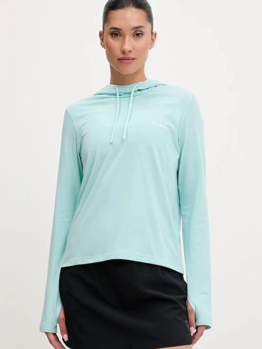Zdjęcie produktu Columbia bluza sportowa Sun Trek turkusowy