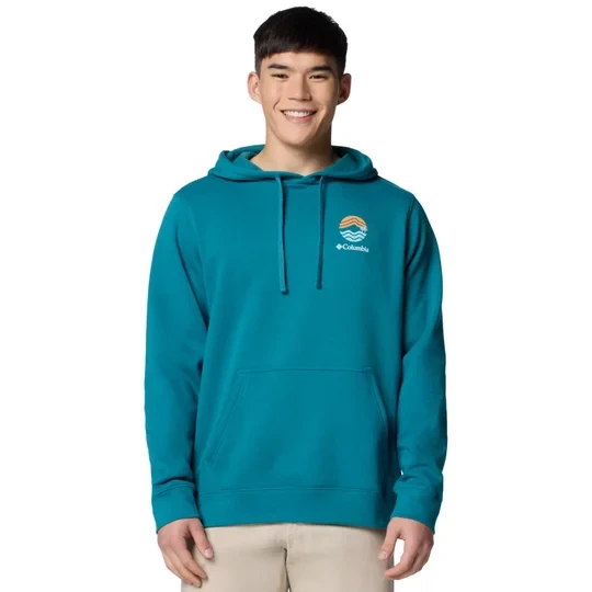 Zdjęcie produktu Columbia Columbia Trek Graphic Hoodie 2018494364, Męskie, Zielone, bluzy, bawełna, rozmiar: L