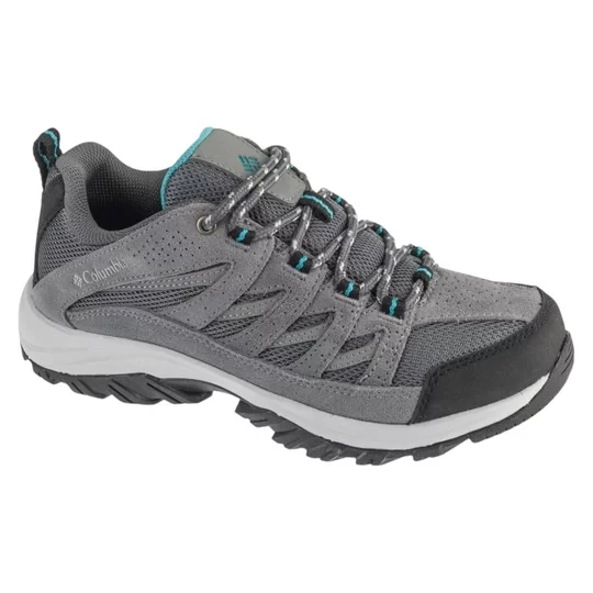 Zdjęcie produktu Columbia Crestwood 1781141053, Damskie, Szare, buty trekkingowe, skóra zamszowa, rozmiar: 37