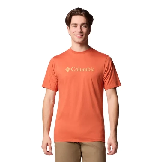 Zdjęcie produktu Columbia CSC Basic Logo SS Tee 1680053851, Męskie, Pomarańczowe, t-shirty, bawełna, rozmiar: L