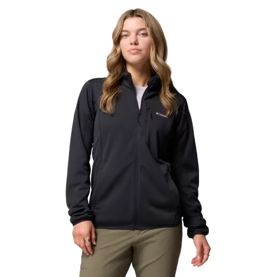 Zdjęcie produktu Columbia Essential Hike Grid Full Zip Fleece 2136233010, Damskie, Czarne, polary, poliester, rozmiar: L