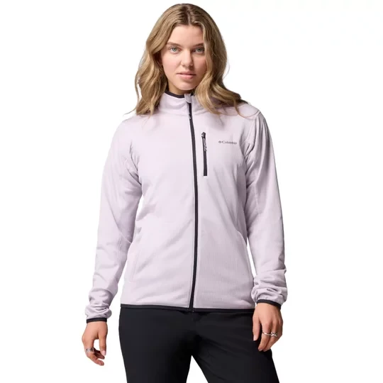 Zdjęcie produktu Columbia Essential Hike Grid Full Zip Fleece 2136233551, Damskie, Fioletowe, polary, poliester, rozmiar: L