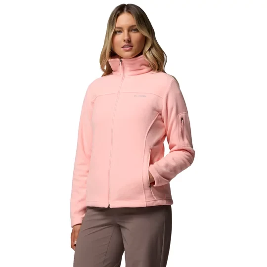 Zdjęcie produktu Columbia Fast Trek II Jacket 1465351669, Damskie, Różowe, polary, poliester, rozmiar: L