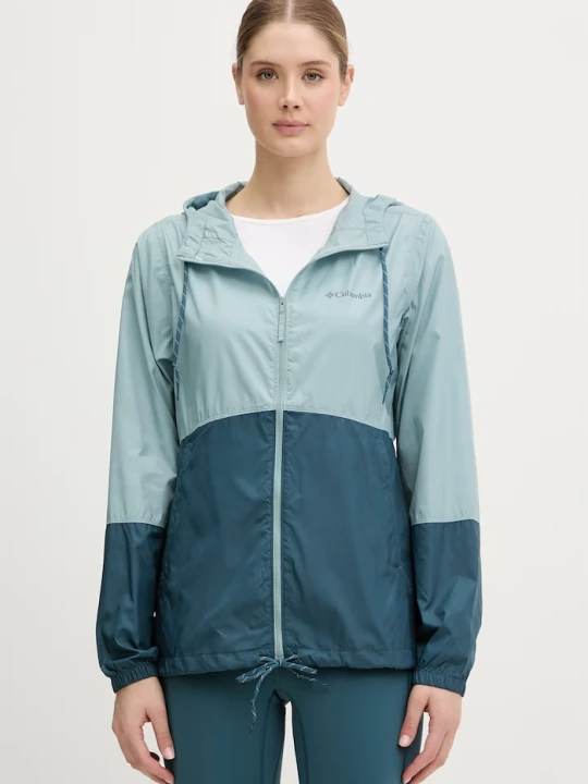 Zdjęcie produktu Columbia kurtka sportowa damska Flash Forward II Windbreaker turkusowy
