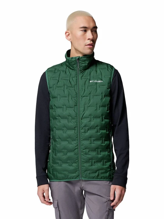 Zdjęcie produktu Columbia Kamizelka pikowana "Delta Ridge II" w kolorze zielonym rozmiar: XXL