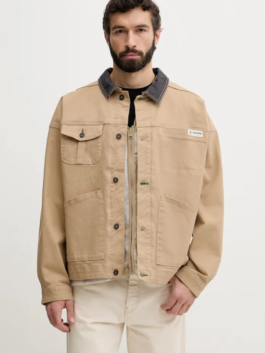 Zdjęcie produktu Columbia kurtka jeansowa męska Acker Rock brązowy