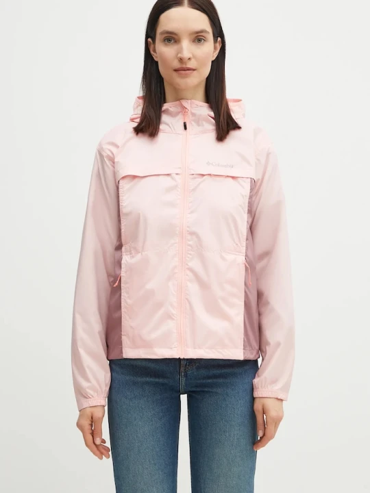 Zdjęcie produktu Columbia kurtka sportowa damska Crested Canyon Windbreaker różowy