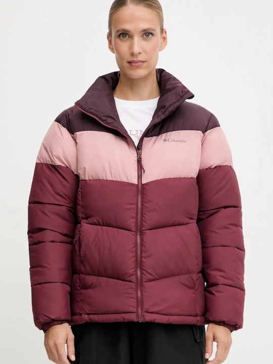 Zdjęcie produktu Columbia kurtka Puffect Colorblock bordowy
