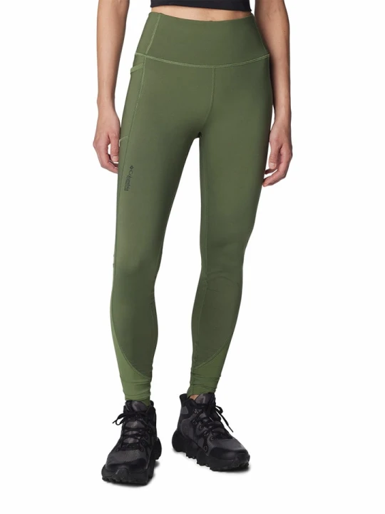 Zdjęcie produktu Columbia Legginsy sportowe "Cirque River™" w kolorze khaki rozmiar: L