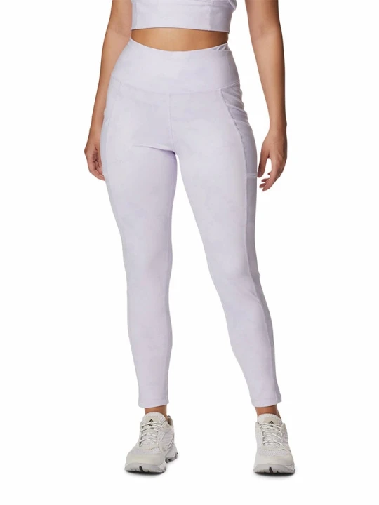 Zdjęcie produktu Columbia Legginsy sportowe "Windgates™" w kolorze fioletowym rozmiar: S