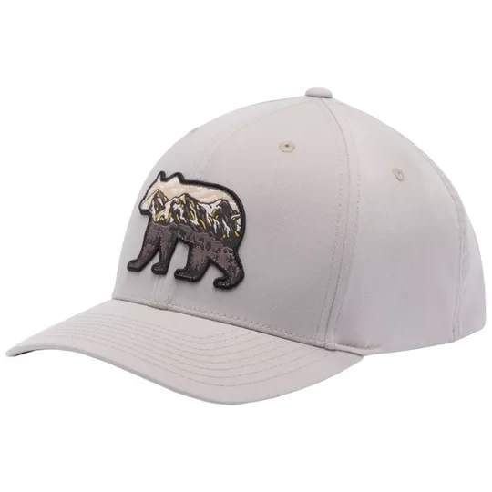 Zdjęcie produktu Columbia Lost Lager 3D Stretch Snapback 2159001027, Unisex, Szare, czapki z daszkiem, poliester, rozmiar: One size