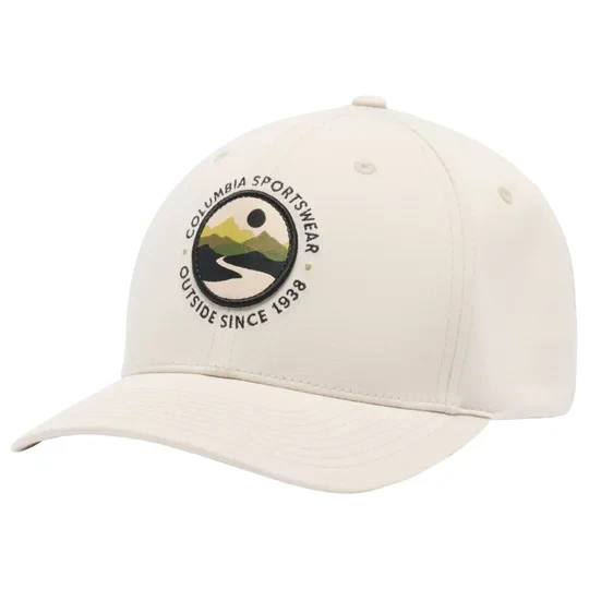 Zdjęcie produktu Columbia Lost Lager 3D Stretch Snapback 2159001278, Unisex, Beżowe, czapki z daszkiem, poliester, rozmiar: One size