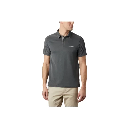 Zdjęcie produktu Columbia Nelson Point Polo 1772721011, Męskie, Szare, koszulki polo, Modal, rozmiar: M