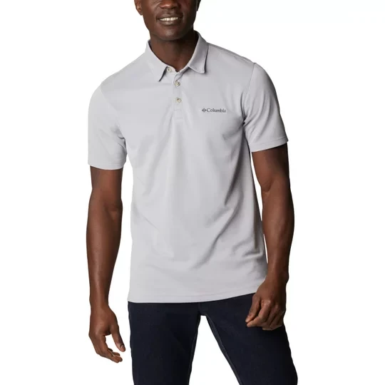 Zdjęcie produktu Columbia Nelson Point Polo 1772721039, Męskie, Szare, koszulki polo, Modal, rozmiar: L