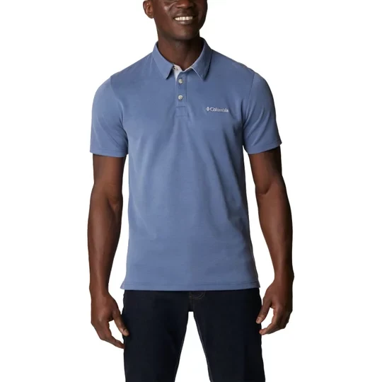 Zdjęcie produktu Columbia Nelson Point Polo 1772721478, Męskie, Granatowe, koszulki polo, Modal, rozmiar: S