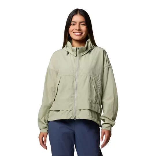 Zdjęcie produktu Columbia Paracutie II Windbreaker Jacket 2116561348, Damskie, Zielone, kurtki, nylon, rozmiar: L