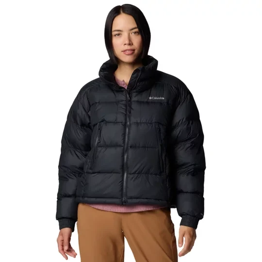 Zdjęcie produktu Columbia Pike Lake II Cropped Jacket 2051361012, Damskie, Czarne, kurtki zimowe, poliester, rozmiar: L