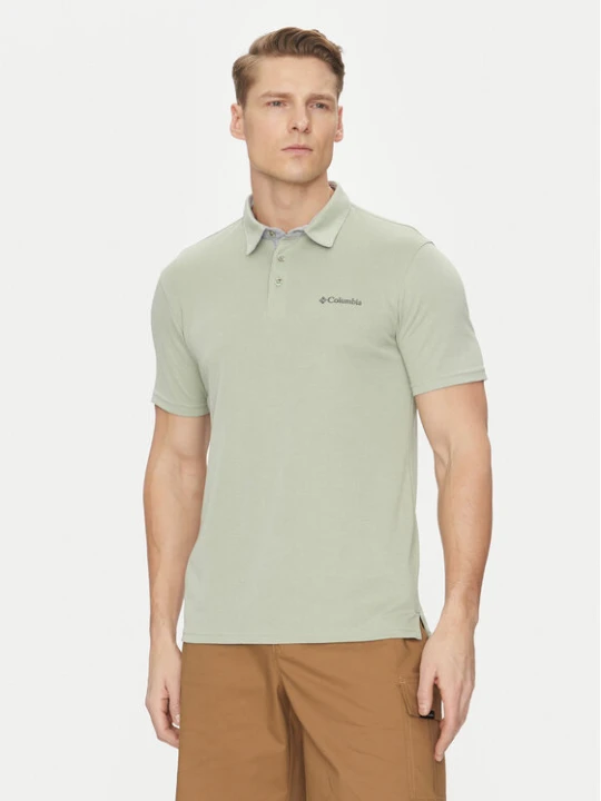 Zdjęcie produktu Columbia Polo Nelson Point 1772721 Zielony Regular Fit