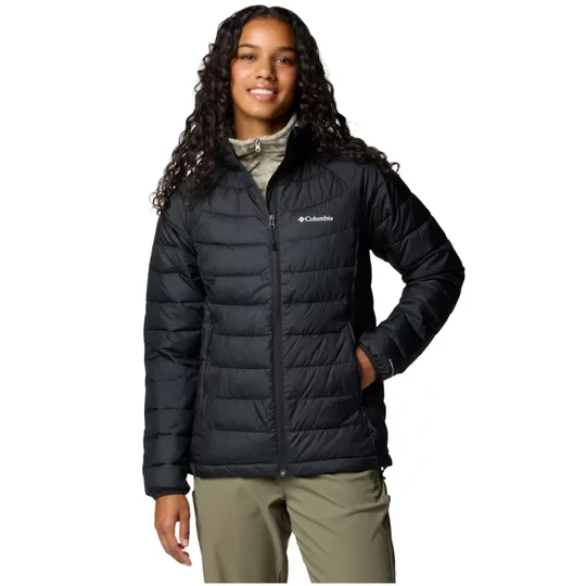 Zdjęcie produktu Columbia Powder Lite II Full Zip Jacket 2089451010, Damskie, Czarne, kurtki, poliester, rozmiar: L