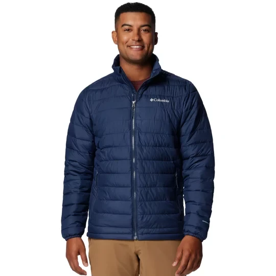 Zdjęcie produktu Columbia Powder Lite II Jacket 2086964464, Męskie, Granatowe, kurtki zimowe, poliester, rozmiar: L