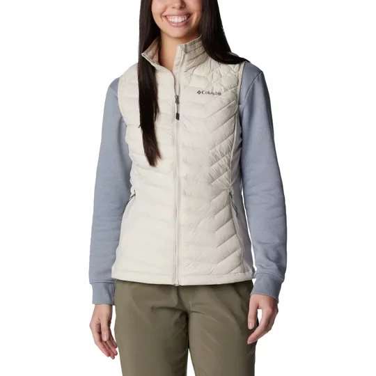 Zdjęcie produktu Columbia Powder Pass Vest 1832222278, Damskie, Beżowe, bezrękawniki, nylon, rozmiar: M
