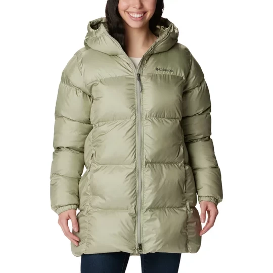 Zdjęcie produktu Columbia Puffect Mid Hooded Jacket 1864791348, Damskie, Zielone, kurtki zimowe, poliester, rozmiar: S