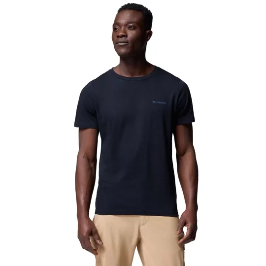 Zdjęcie produktu Columbia Rapid Ridge Back Graphic Tee II 1934824022, Męskie, Czarne, t-shirty, bawełna, rozmiar: M