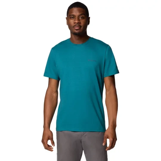 Zdjęcie produktu Columbia Rapid Ridge Back Graphic Tee II 1934824364, Męskie, Zielone, t-shirty, bawełna, rozmiar: L