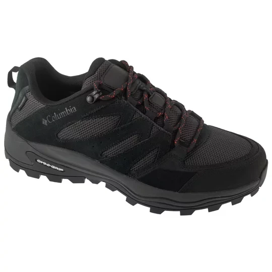 Zdjęcie produktu Columbia Redmond IV Low WP 2128721010, Męskie, Czarne, buty trekkingowe, przewiewna siateczka, rozmiar: 41, 5
