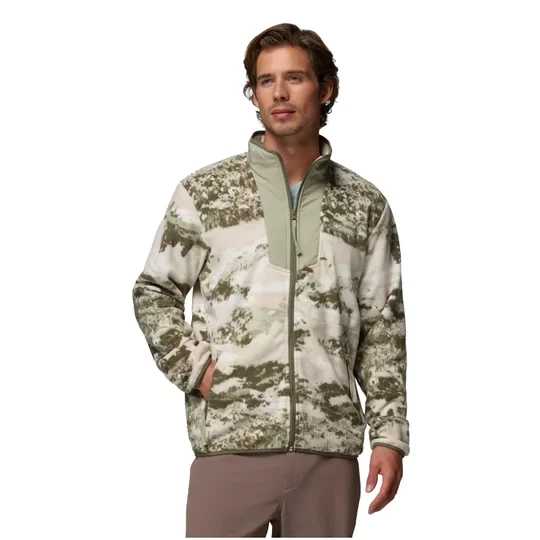 Zdjęcie produktu Columbia Sequoia Grove Printed Full Zip Fleece 2135511399, Męskie, Zielone, polary, poliester, rozmiar: XXL